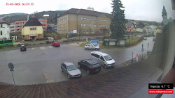 Střed obce Rokytnice nad Jizerou