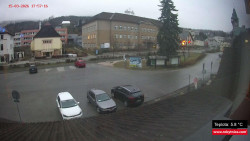 Střed obce Rokytnice nad Jizerou