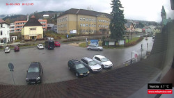 Střed obce Rokytnice nad Jizerou