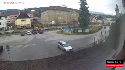 Střed obce Rokytnice nad Jizerou