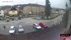 Střed obce Rokytnice nad Jizerou