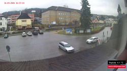 Střed obce Rokytnice nad Jizerou