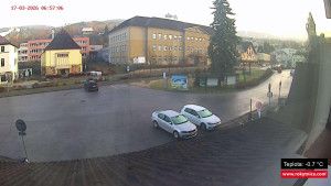 Město Rokytnice nad Jizerou - Střed obce Rokytnice nad Jizerou - 17.3.2026 v 07:00 Město Rokytnice nad Jizerou - Střed obce Rokytnice nad Jizerou - 17.3.2026 v 07:00