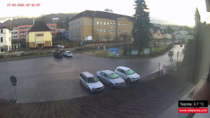 Město Rokytnice nad Jizerou - Střed obce Rokytnice nad Jizerou - 17.3.2026 v 07:45 Město Rokytnice nad Jizerou - Střed obce Rokytnice nad Jizerou - 17.3.2026 v 07:45