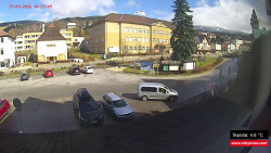 Střed obce Rokytnice nad Jizerou