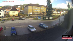 Střed obce Rokytnice nad Jizerou