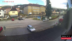 Střed obce Rokytnice nad Jizerou