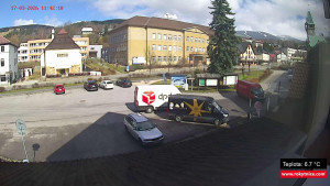 Město Rokytnice nad Jizerou - Střed obce Rokytnice nad Jizerou - 17.3.2026 v 11:45 Město Rokytnice nad Jizerou - Střed obce Rokytnice nad Jizerou - 17.3.2026 v 11:45