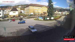 Město Rokytnice nad Jizerou - Střed obce Rokytnice nad Jizerou - 17.3.2026 v 12:45 Město Rokytnice nad Jizerou - Střed obce Rokytnice nad Jizerou - 17.3.2026 v 12:45