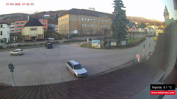 Střed obce Rokytnice nad Jizerou