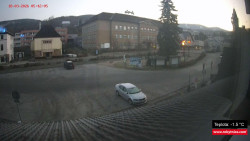 Střed obce Rokytnice nad Jizerou