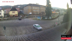 Střed obce Rokytnice nad Jizerou