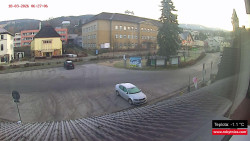 Střed obce Rokytnice nad Jizerou