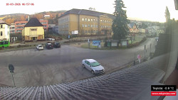 Střed obce Rokytnice nad Jizerou