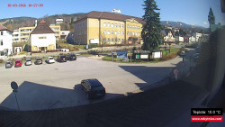 Střed obce Rokytnice nad Jizerou