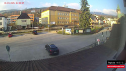 Střed obce Rokytnice nad Jizerou