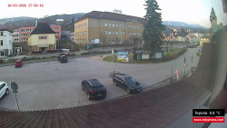 Střed obce Rokytnice nad Jizerou