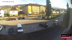 Střed obce Rokytnice nad Jizerou