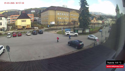 Střed obce Rokytnice nad Jizerou