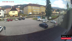 Střed obce Rokytnice nad Jizerou