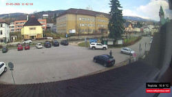 Střed obce Rokytnice nad Jizerou