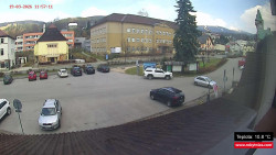 Střed obce Rokytnice nad Jizerou