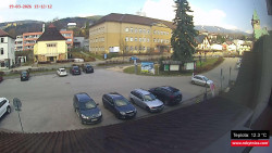 Střed obce Rokytnice nad Jizerou