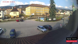 Střed obce Rokytnice nad Jizerou