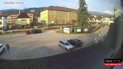 Střed obce Rokytnice nad Jizerou