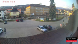 Střed obce Rokytnice nad Jizerou