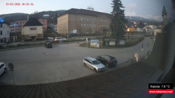 Střed obce Rokytnice nad Jizerou