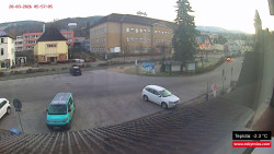 Střed obce Rokytnice nad Jizerou