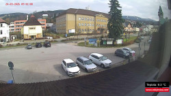 Střed obce Rokytnice nad Jizerou