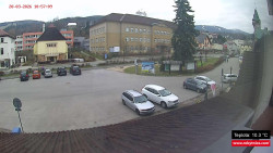 Střed obce Rokytnice nad Jizerou