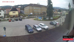 Střed obce Rokytnice nad Jizerou