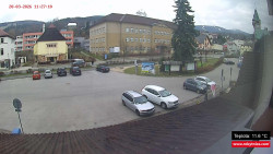 Střed obce Rokytnice nad Jizerou