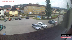 Střed obce Rokytnice nad Jizerou