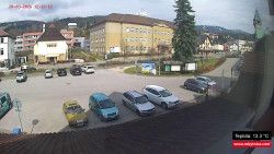 Střed obce Rokytnice nad Jizerou