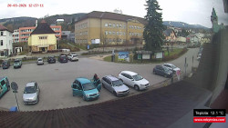 Střed obce Rokytnice nad Jizerou