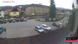 Střed obce Rokytnice nad Jizerou