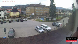 Střed obce Rokytnice nad Jizerou