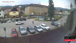 Střed obce Rokytnice nad Jizerou