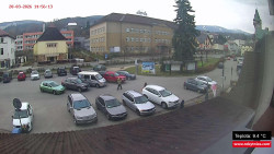 Střed obce Rokytnice nad Jizerou