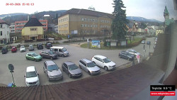 Střed obce Rokytnice nad Jizerou