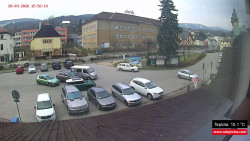 Střed obce Rokytnice nad Jizerou