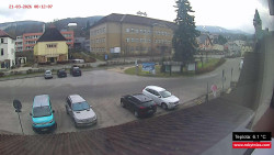 Střed obce Rokytnice nad Jizerou