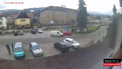 Střed obce Rokytnice nad Jizerou