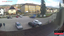 Střed obce Rokytnice nad Jizerou