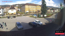 Střed obce Rokytnice nad Jizerou