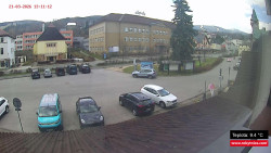 Střed obce Rokytnice nad Jizerou